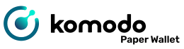 Komodo Paper Wallet